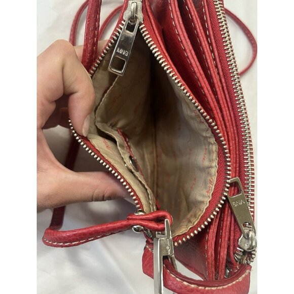 MNG accessories By Mango Small Crossbody Purse Red - Picture 9 of 15